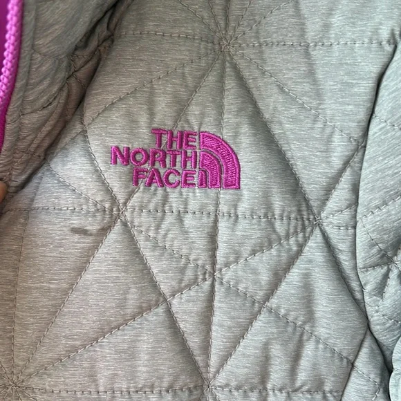 North Face Tamburello Grey Lightweight Women’s Puffer Jacket - Picture 4 of 11
